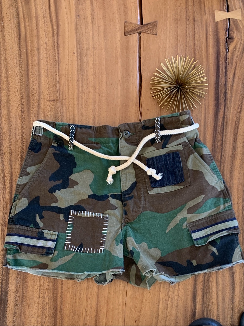 Riley Vintage Night Owl Camo Shorts - Picture 2 of 8